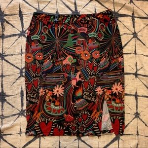 Farm Rio Anthropologie skirt